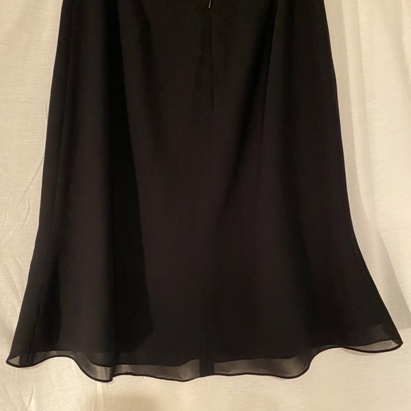 Ladies Cynthia Josie Black Chiffon Skirt Size 12 - Picture 2 of 5